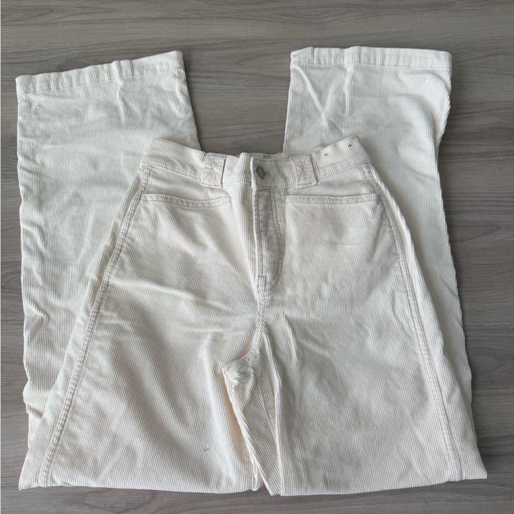 Madewell Emmett Wide Leg Corduroy Pants